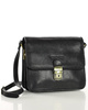 Torba skórzana kwadratowa premium Florence bag - MARCO MAZZINI czarna