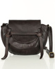 Marco Mazzini Torebka listonoszka skórzana saddle bag brąz caffe