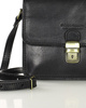 Torba skórzana kwadratowa premium Florence bag - MARCO MAZZINI czarna