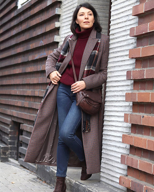 Marco Mazzini Torebka listonoszka skórzana saddle bag brąz caffe