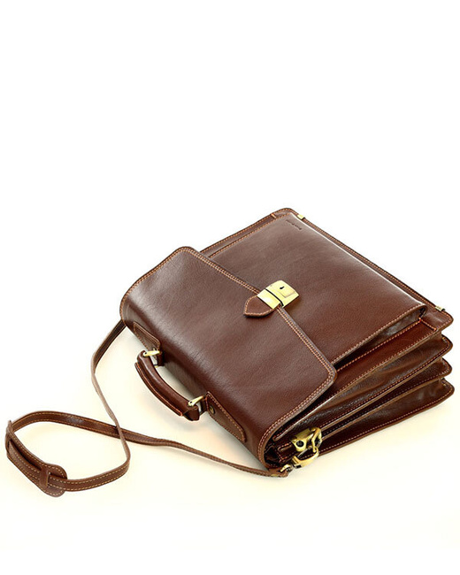 Teczka męska brąz classic LORIS