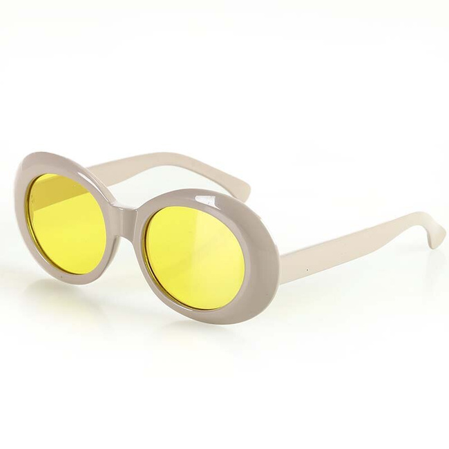 Modne okulary przeciwsłoneczne MAZZINI INSTAGRAM TREND beż