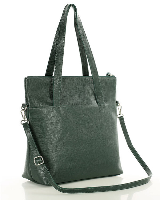 Torebka damska worek hobo bag skóra naturalna - MARCO MAZZINI czarna