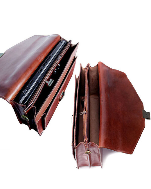 Torba skórzana brąz MARTINO