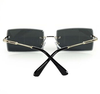 Geometryczne okulary przeciwsłoneczne MAZZINI GEO GLAMOUR czarne