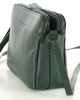 MARCO MAZZINI Torebka skórzana crossbody listonoszka dwie komory zielony forest