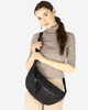 Uniwersalna torebka nerka półksiężyc crossbody runway - skóra naturalna Marco Mazzini czarny