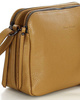 Torebka skórzana crossbody listonoszka dwie komory - MARCO MAZZINI brąz camel