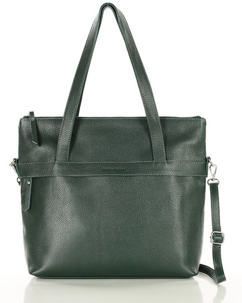 Torebka damska worek hobo bag skóra naturalna - MARCO MAZZINI czarna