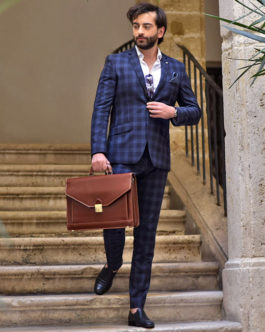 Torba skórzana brąz MARTINO