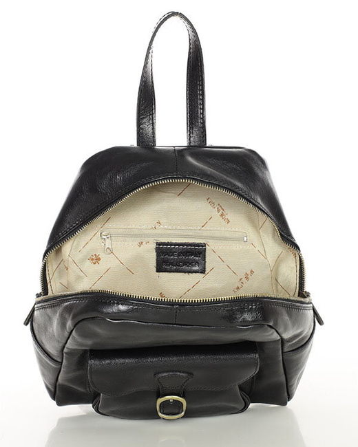 Elegancki plecak damski skórzany premium MARCO MAZZINI brązowy