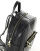 Mały plecak damski skórzany z kieszonkami - MARCO MAZZINI czarny