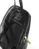 Elegancki plecak damski skórzany miejski minimalizm - MARCO MAZZINI czarny