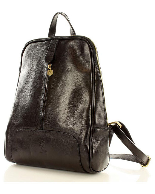 Skórzany plecak MAZZINI - Capri czarny