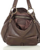 Torebka worek skóra naturalna hobo bag - MARCO MAZZINI brąz