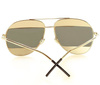 Nowoczesne okulary przeciwsłoneczne pilotki  MAZZINI AVIATOR  SPLIT  złoty