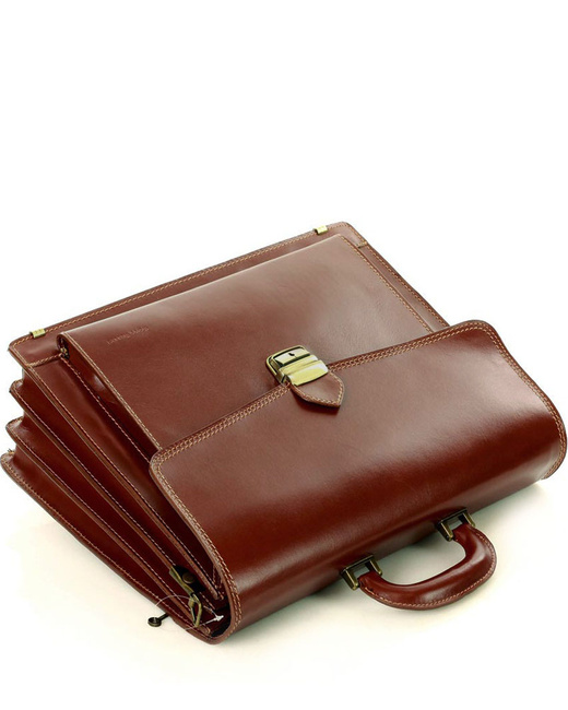 Teczka męska brąz LORENZ