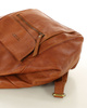 Brązowy skórzany plecak damski z bezpiecznym dostępem do wnętrza – MARCO MAZZINI camel
