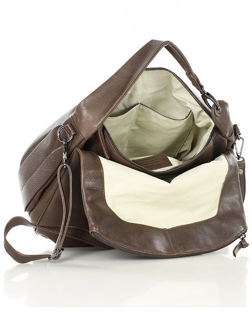 Luksusowa torebka do ręki skórzana damska premium MARCO MAZZINI czekoladowy brąz