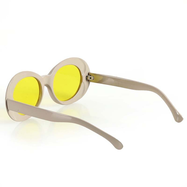 Modne okulary przeciwsłoneczne MAZZINI INSTAGRAM TREND beż