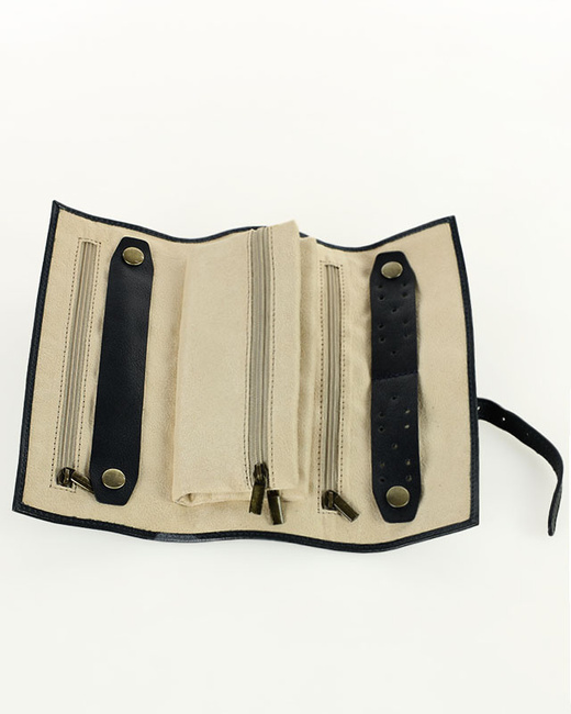 Torebka damska worek hobo bag skóra naturalna - MARCO MAZZINI czarna