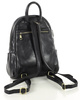 Plecak skórzany damski perfekcyjna organizacja - MARCO MAZZINI czarny