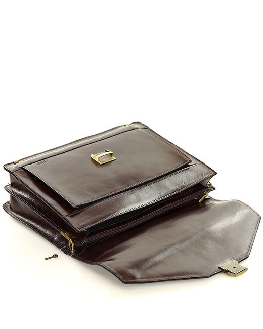 Torba skórzana ciemny brąz MARTINO