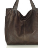 MARCO MAZZINI Torebka miejski shopper bag skóra naturalna handmade brąz