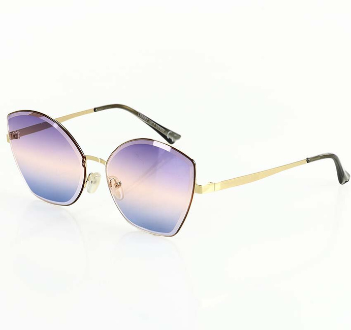 Okulary przeciwsłoneczne MAZZINI CAT EYE MAZZINI SIMPLE BEAUTY niebieskie