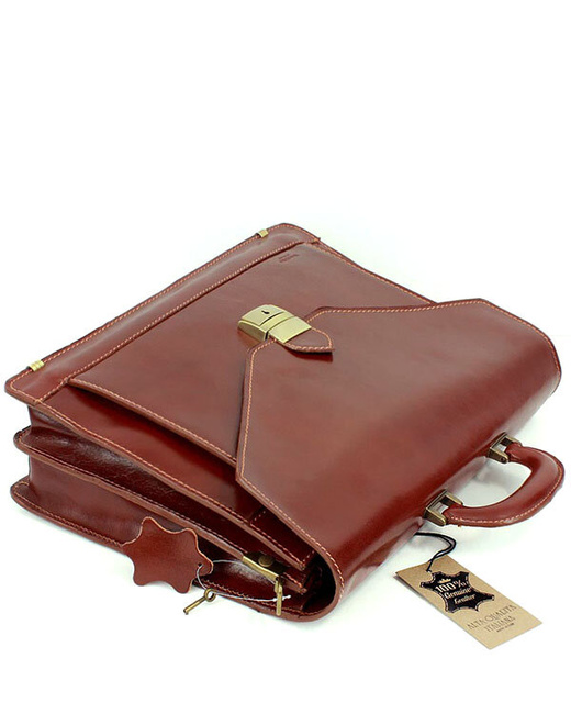 Torba skórzana brąz MARTINO