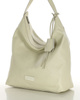 Torebka damska worek hobo bag skóra naturalna - MARCO MAZZINI beż taupe