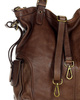  MARCO MAZZINI Miejska torba skórzana z regulowaną rączką old leather handmade czekoladowy brąz