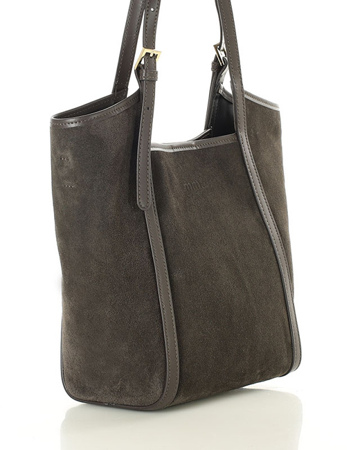 Torebka damska worek hobo bag skóra naturalna - MARCO MAZZINI czarna