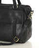 Torba skórzana shopper biznesowy z przegrodą - MARCO MAZZINI czarny
