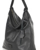 Torebka damska worek hobo bag skóra naturalna - MARCO MAZZINI czarna