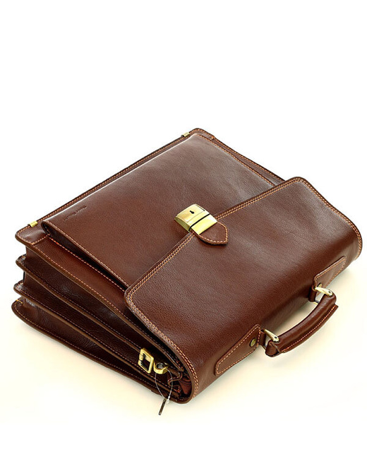 Teczka męska brąz classic LORIS