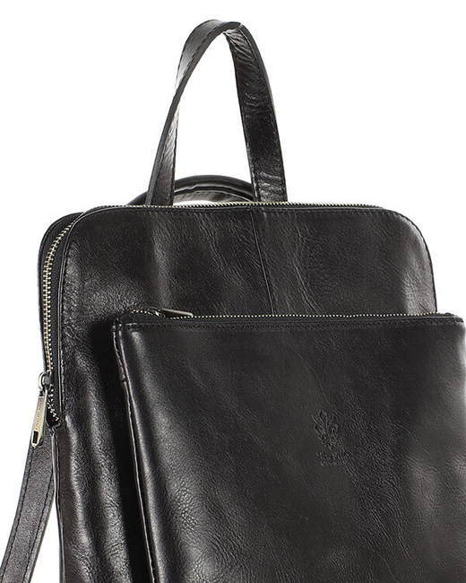 Elegancki plecak damski skórzany premium MARCO MAZZINI brązowy