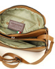 Torebka skórzana crossbody listonoszka dwie komory - MARCO MAZZINI brąz camel