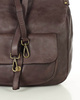 Torebka worek skóra naturalna hobo bag - MARCO MAZZINI brąz