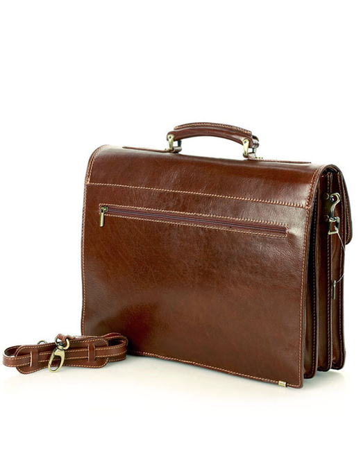 Teczka męska brąz classic LORIS